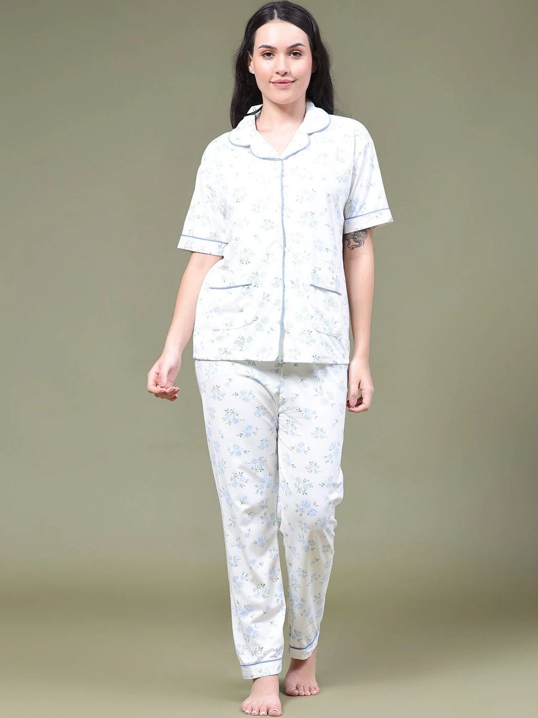 V-Mart Women Printed Night suit-picture-38