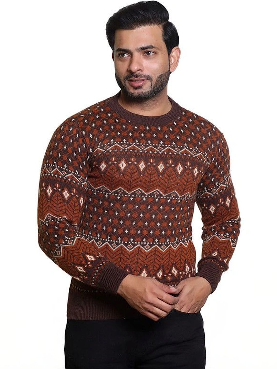 Grand Line Men Printed Pullover-picture-16
