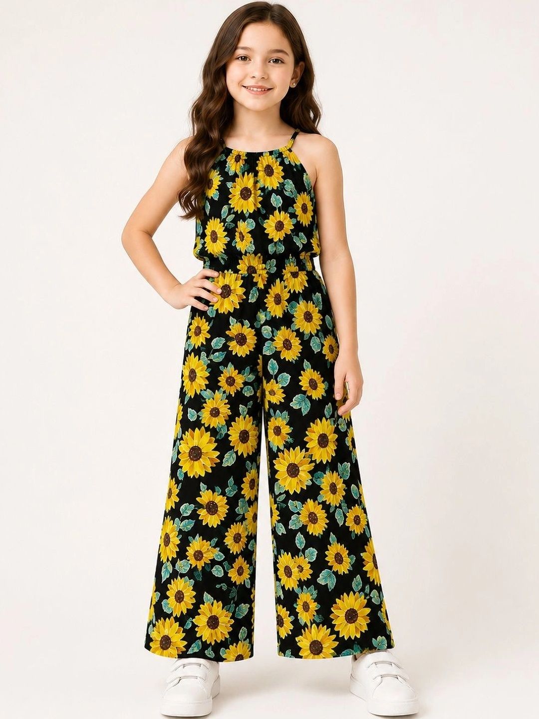 YK Girls Printed Basic Jumpsuit-picture-21