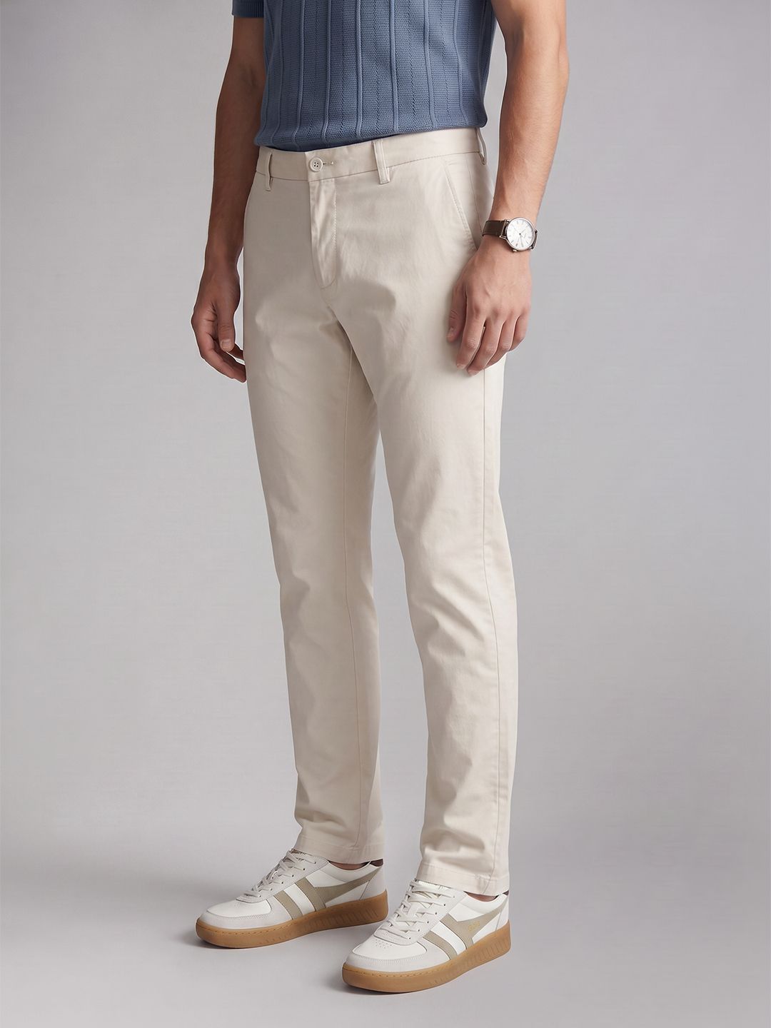 Allen Solly Men Slim Fit Woven Trousers-picture-41