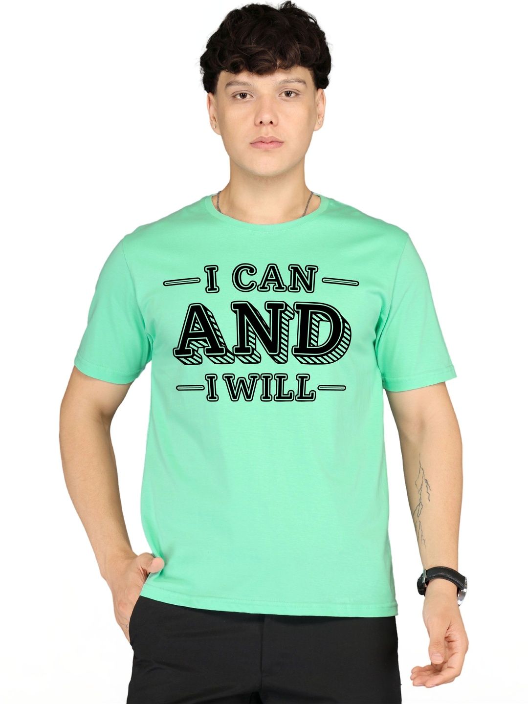 HERE&NOW Men Typography Printed T-shirt-picture-46