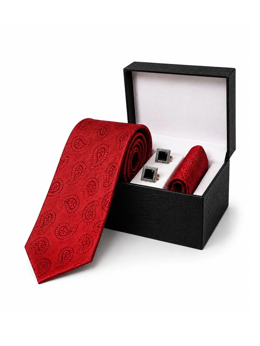 ZITTI Men Accessory Gift Set of Tie Cufflinks & Pocket Square-image-19