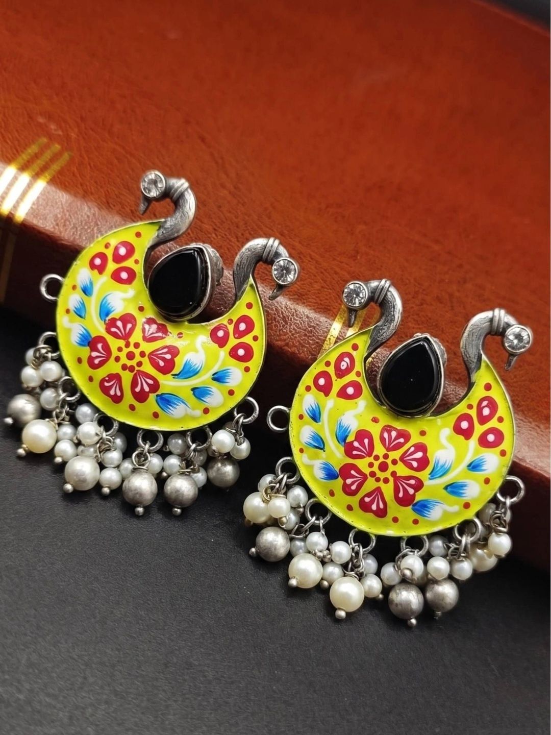 THE GLAM POUCH Crescent Shaped Drop Earrings-picture-35