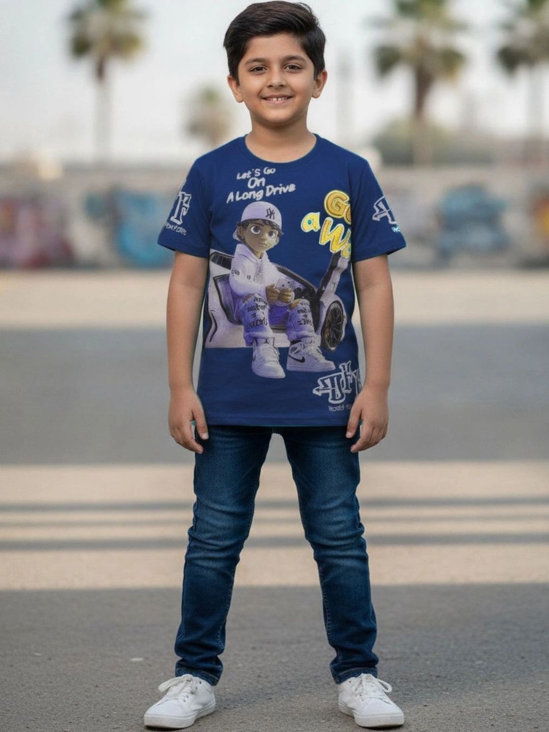 V-Mart Boys Printed T-shirt-picture-45