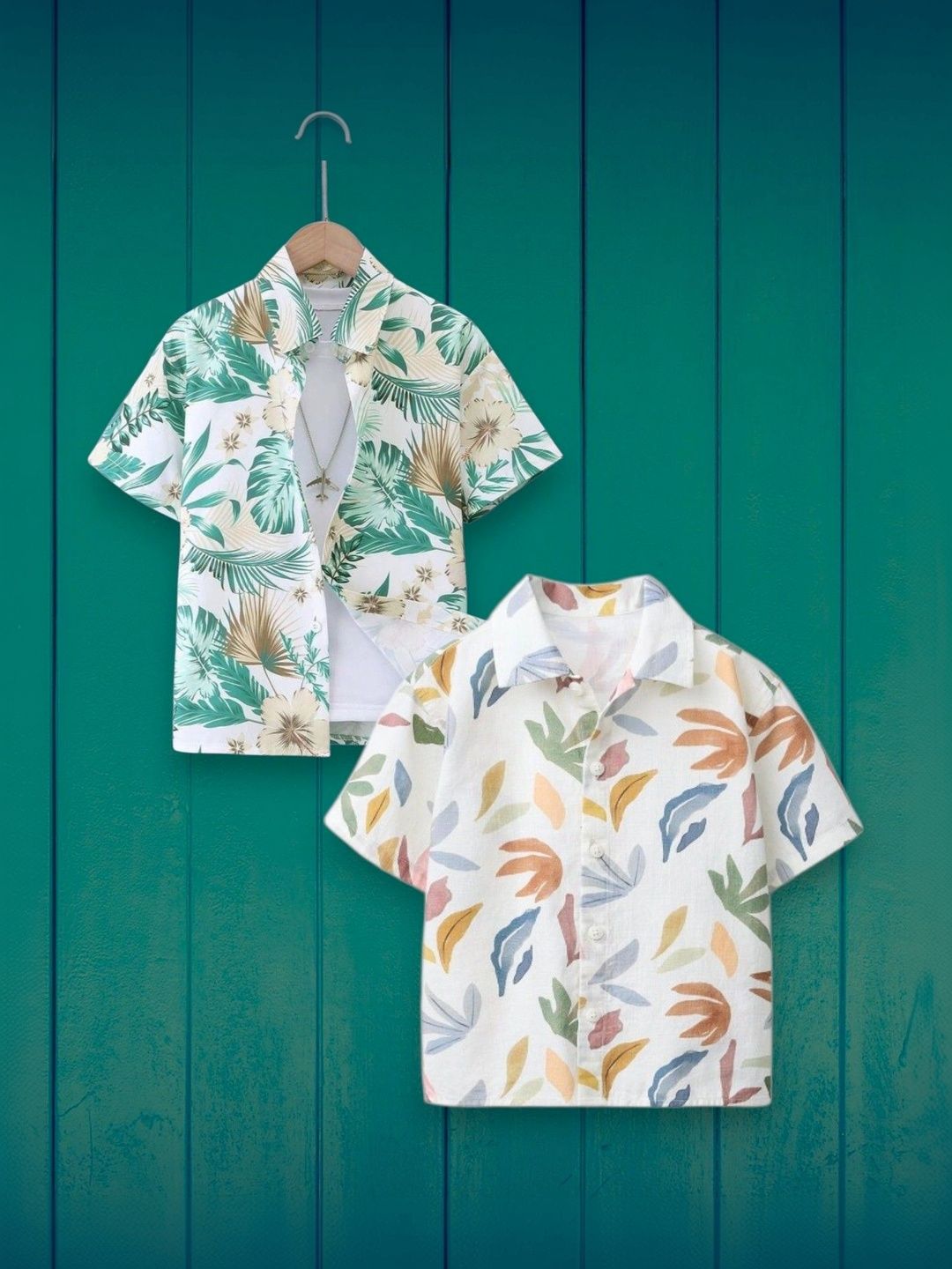 DUTT CREATION Boys Straight Floral Printed Casual Shirt-picture-48