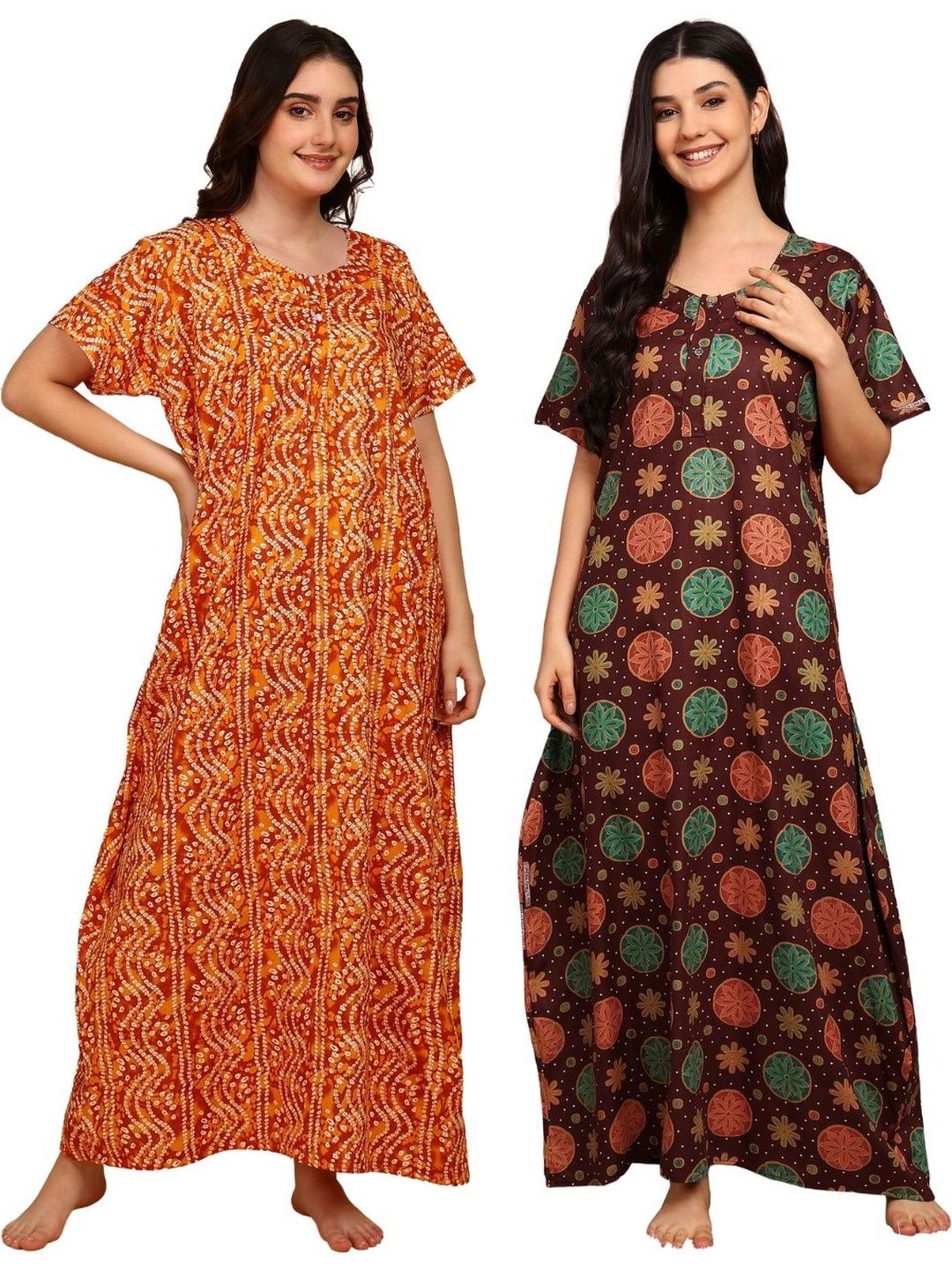 YUKATA Printed Maxi Nightdress-picture-18