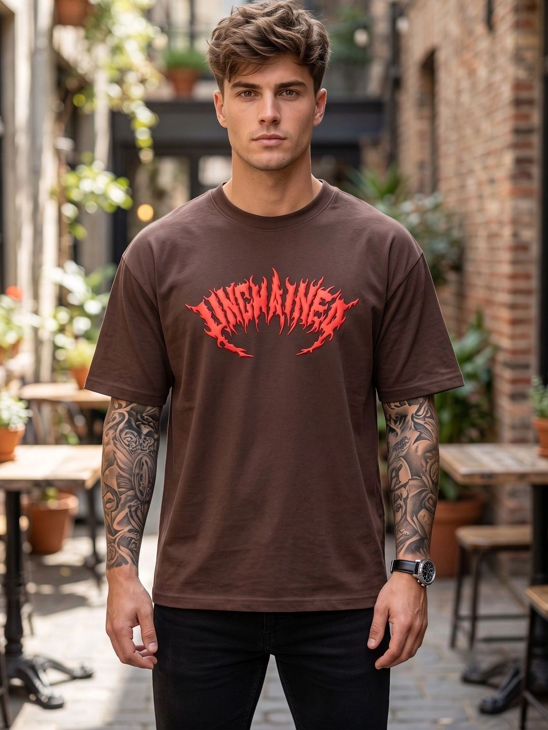 HERE&NOW Men Printed T-shirt-picture-35
