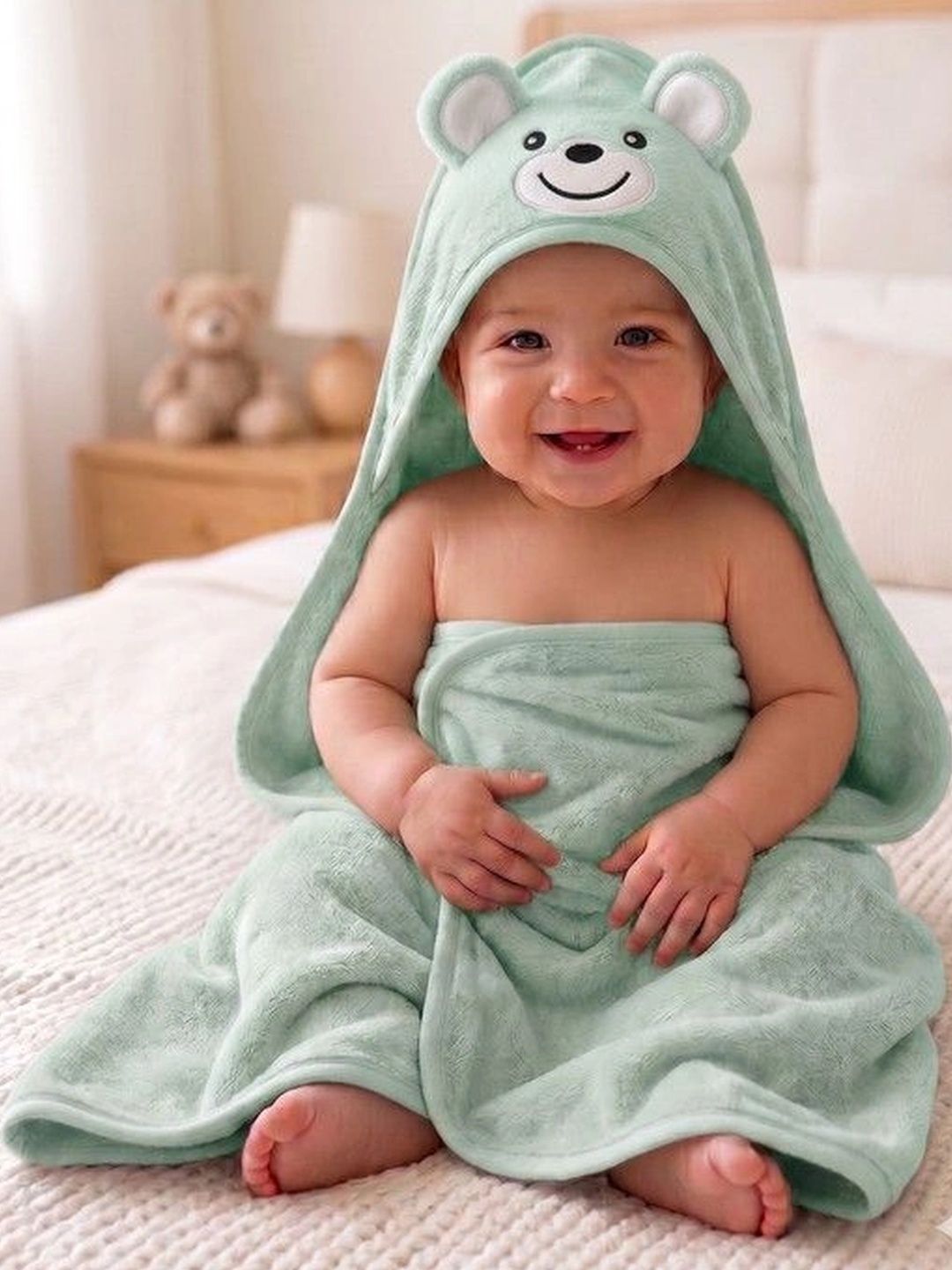 Weftora Green 1 Printed 500 GSM Bath Towel-picture-12