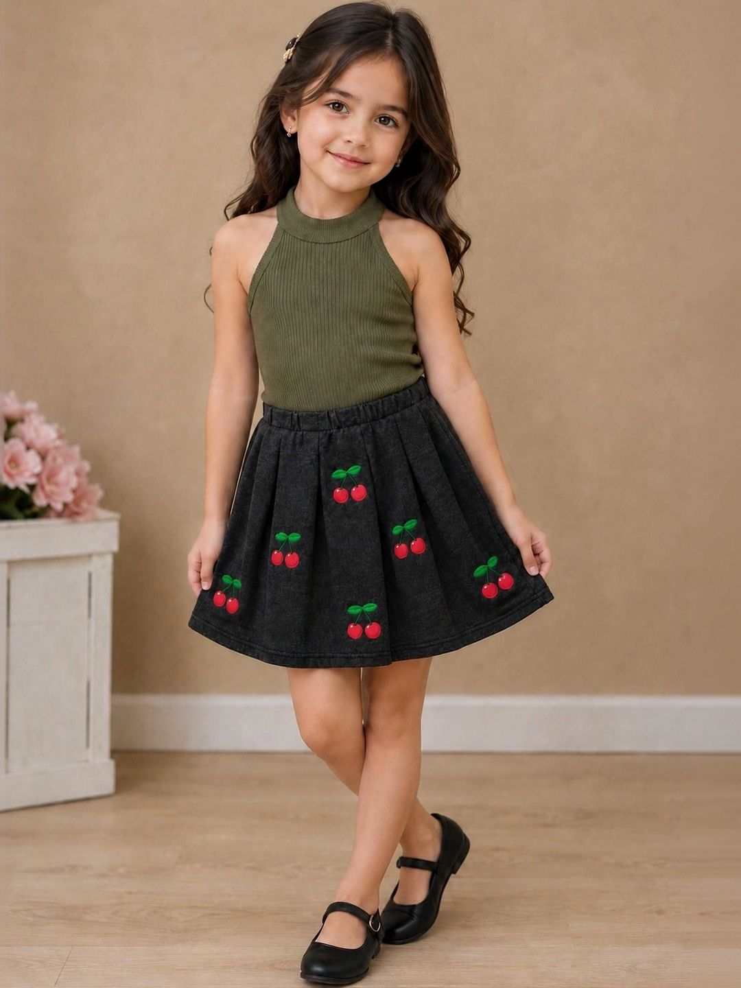 Ninas Girls Top with Skirt-picture-15