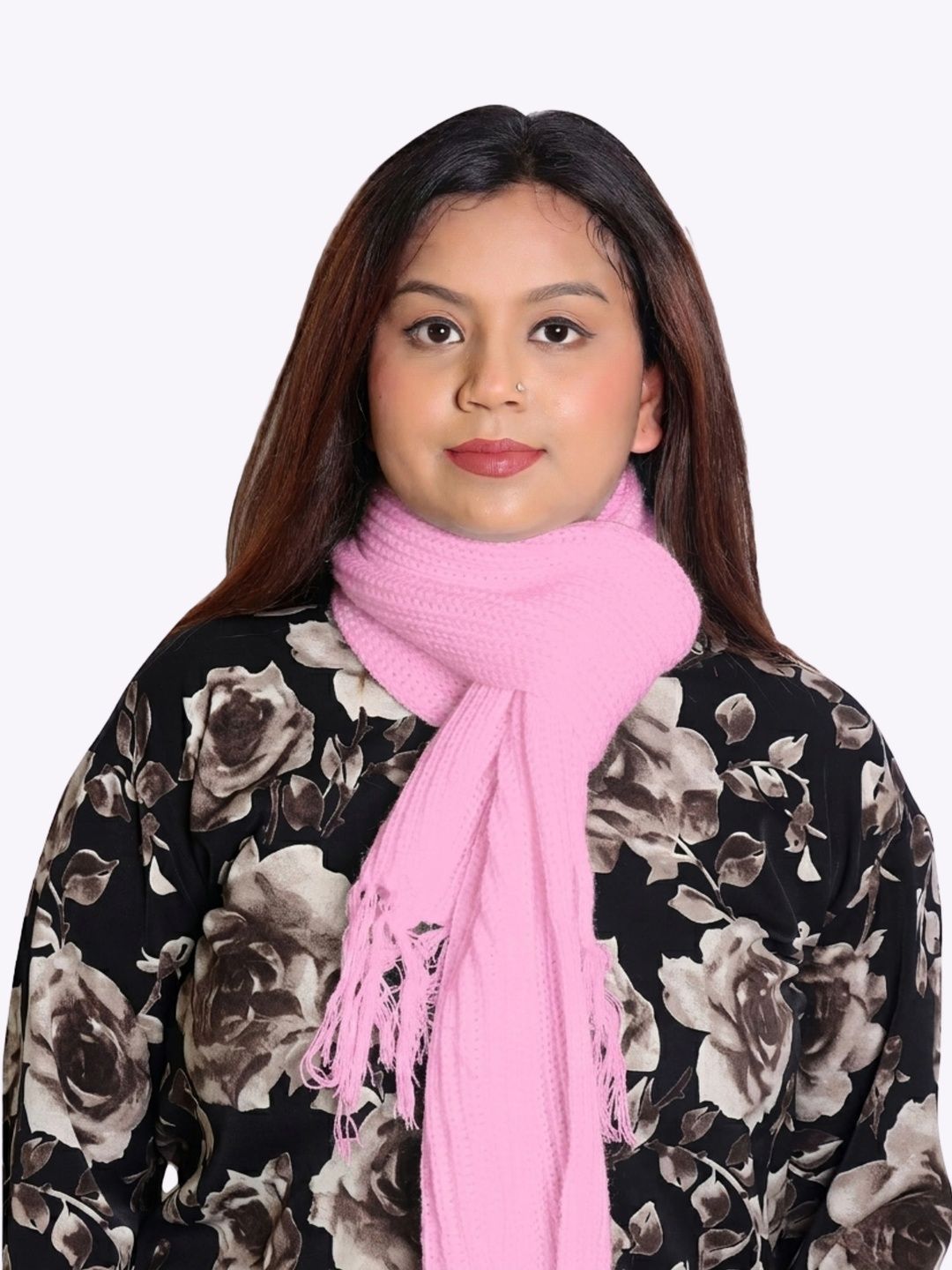 BEAUTIKA Women Ribbed Merino Wool Mufflers-picture-28