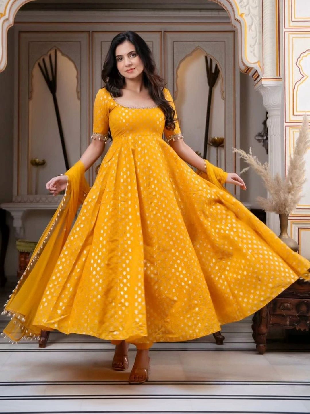 SWORNY FASHION Women Regular Kurta with Sharara & With Dupatta-picture-50