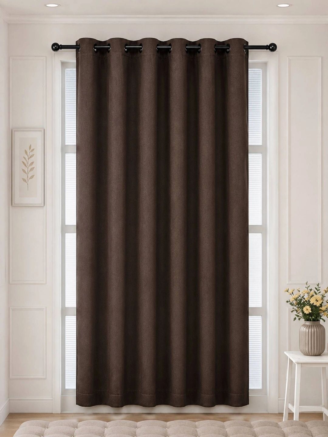 Homeful Style Brown Window Curtain-picture-13