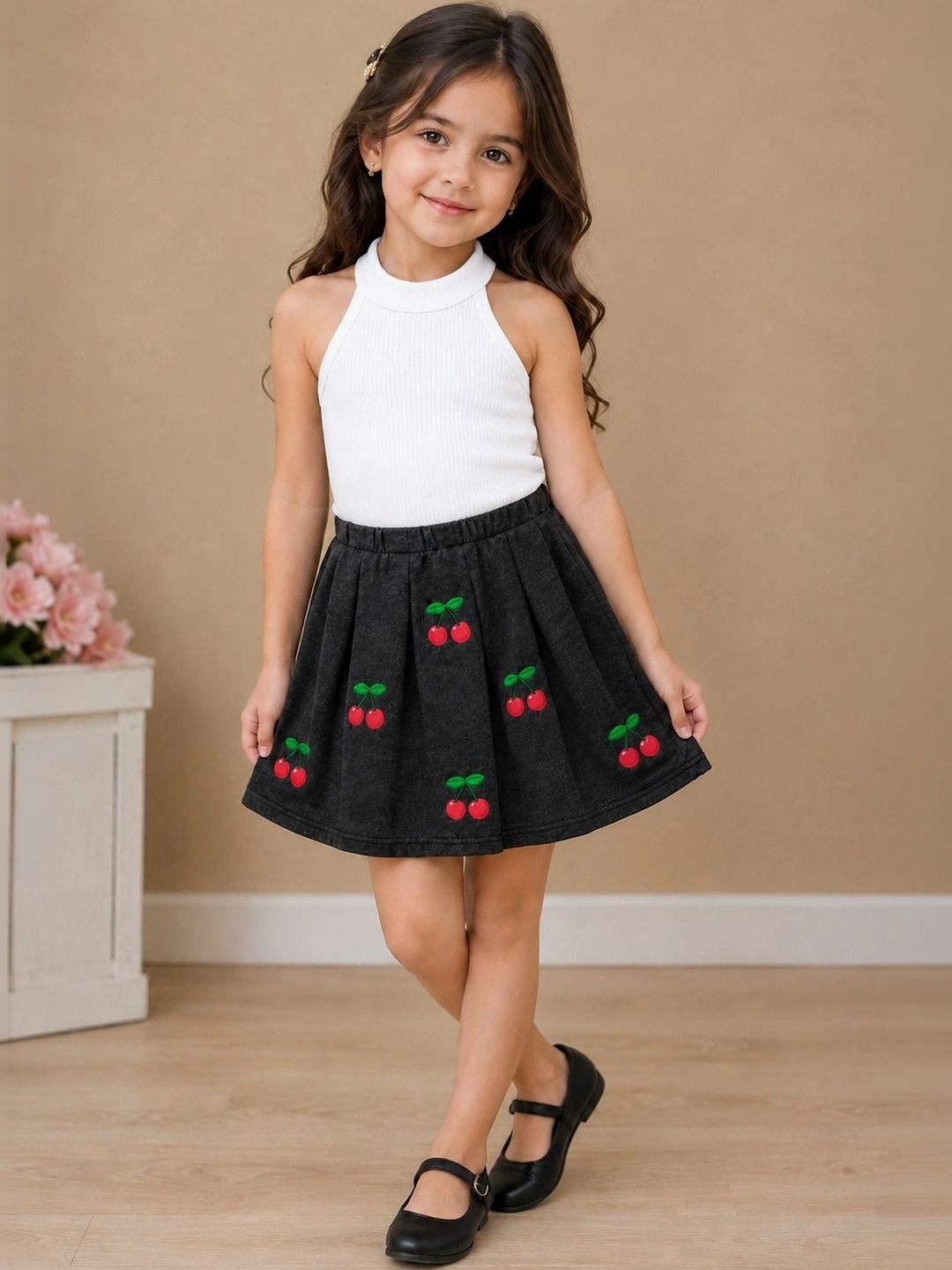 Ninas Girls Top with Skirt-picture-44