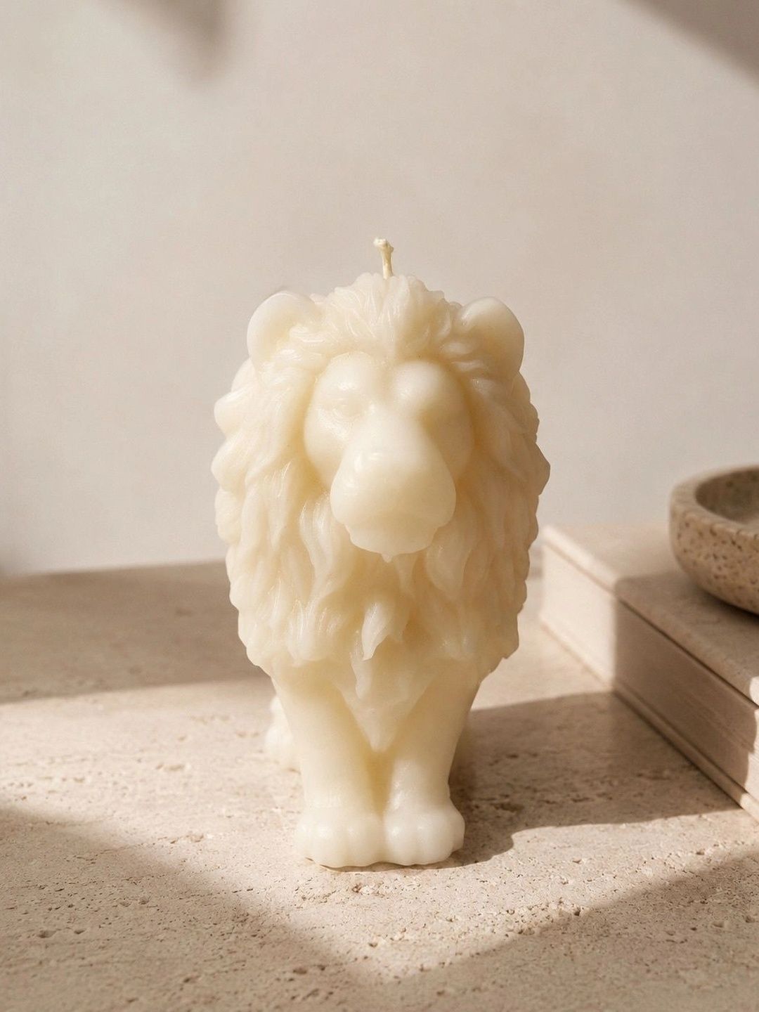 Grey Exim White 1 pieces Pillar Candle-picture-28