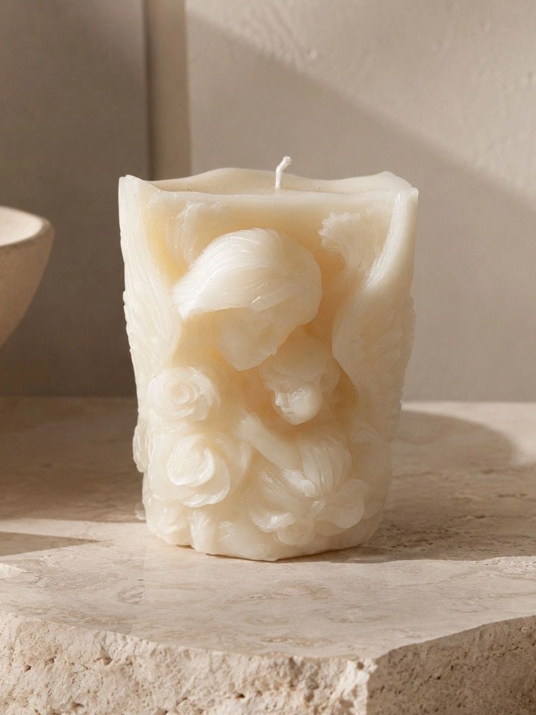 Grey Exim White 1 pieces Pillar Candle-picture-21