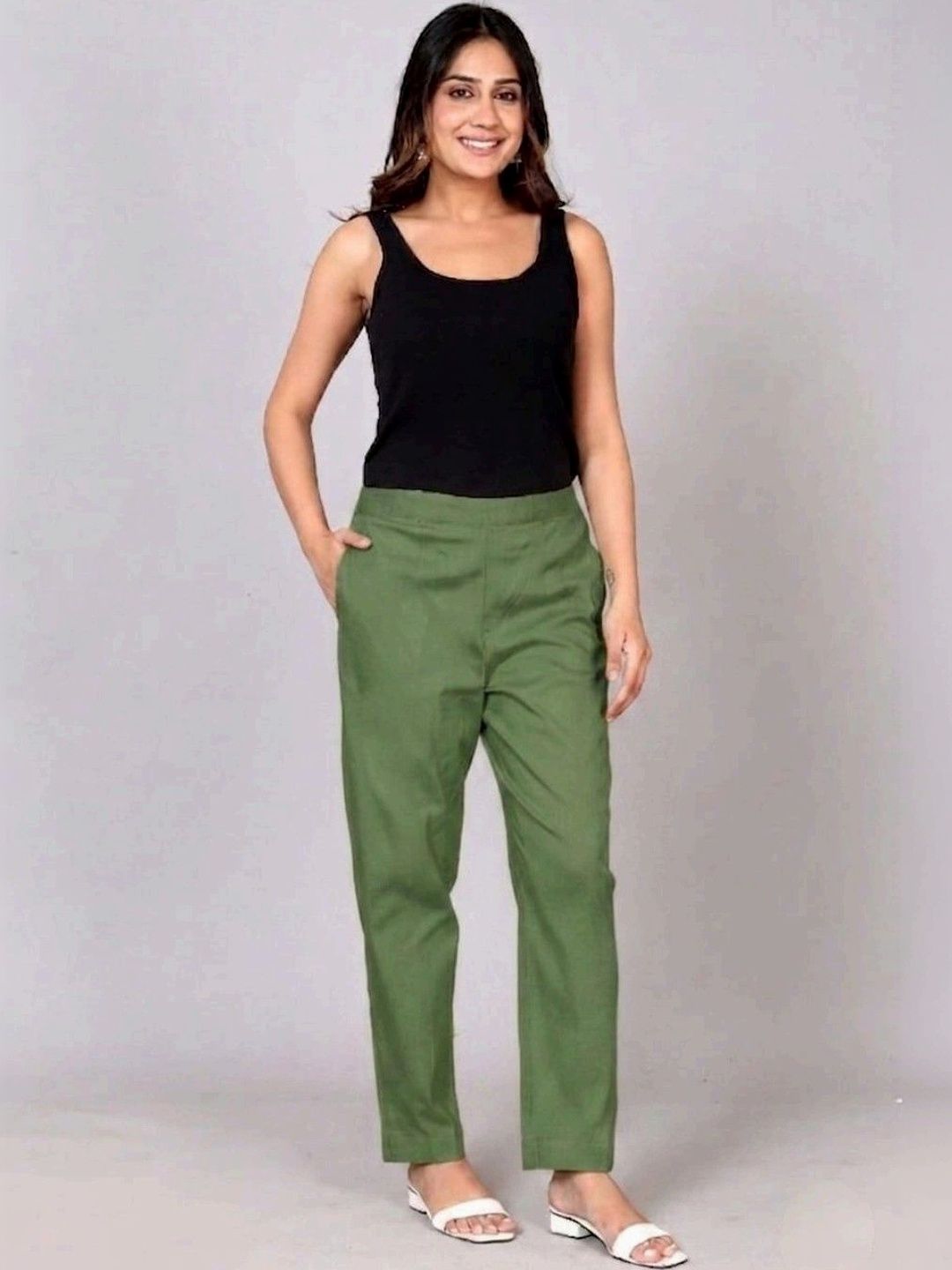 RIVNIX Women Smart High-Rise Trousers-picture-28