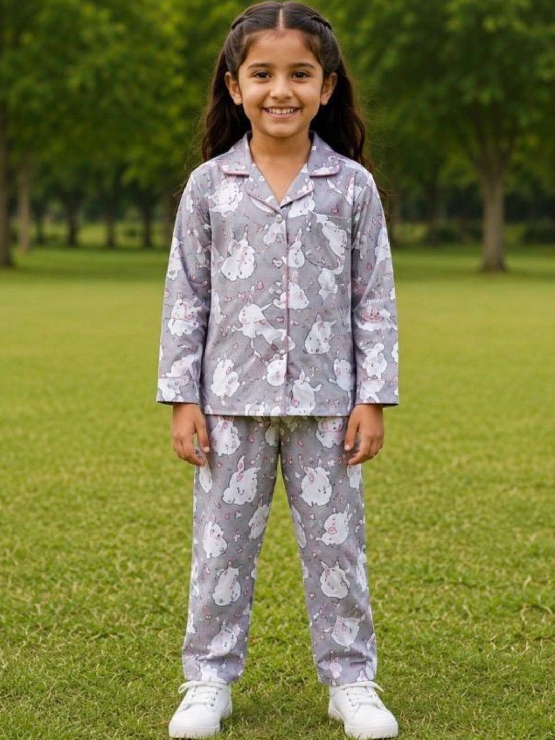 COZEVO Cotton Printed Shirt with Trousers-picture-0