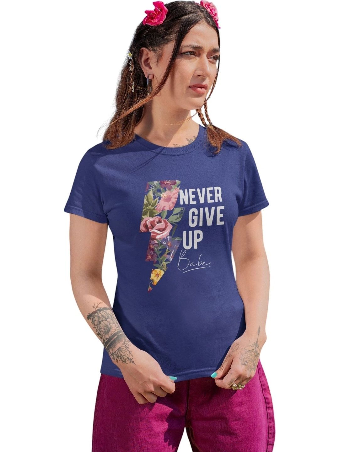 Elegantcrafts Floral Print Cotton Top-picture-49