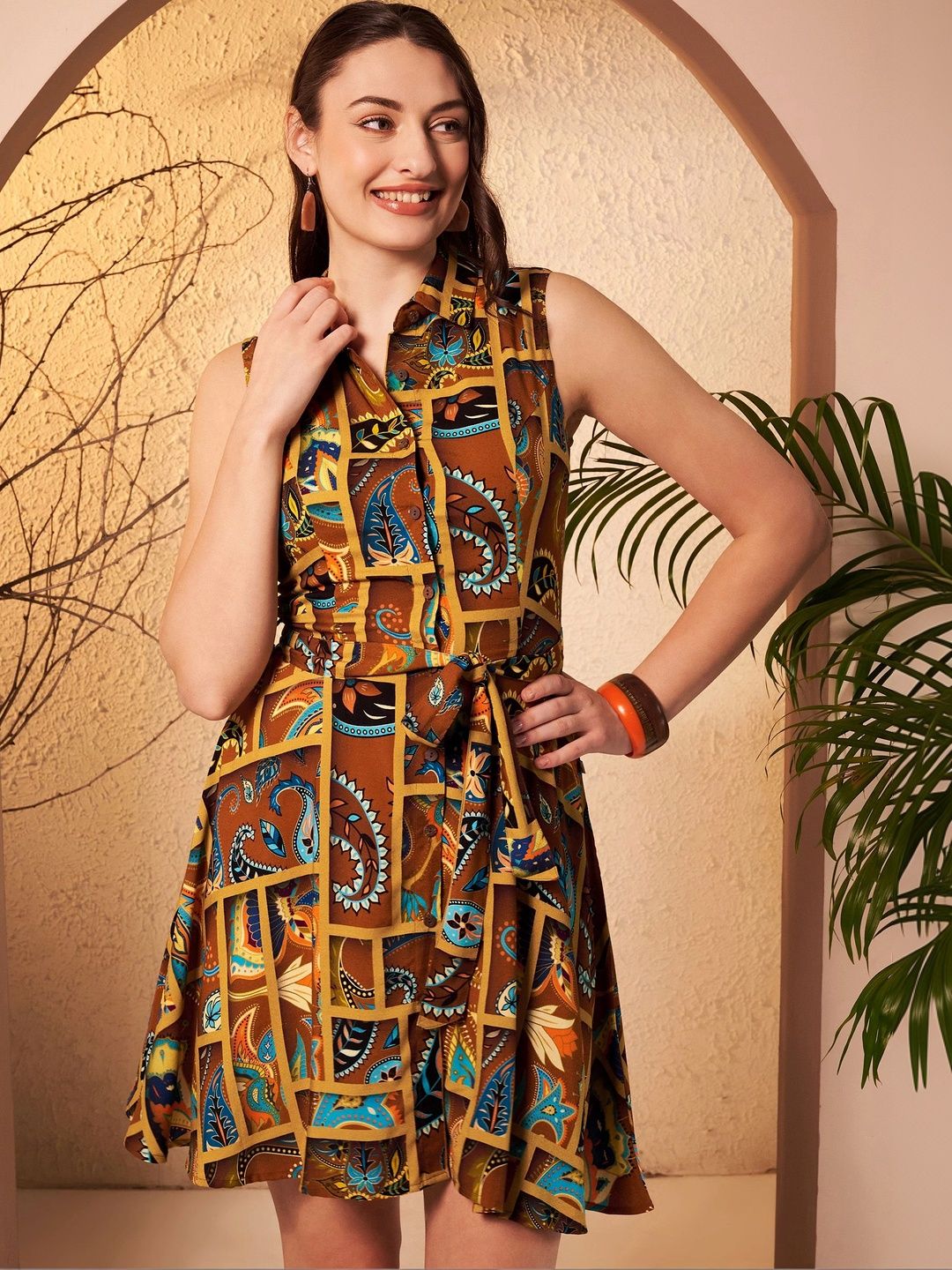 KALAMIR Bohemian Print A-Line Dress-picture-16
