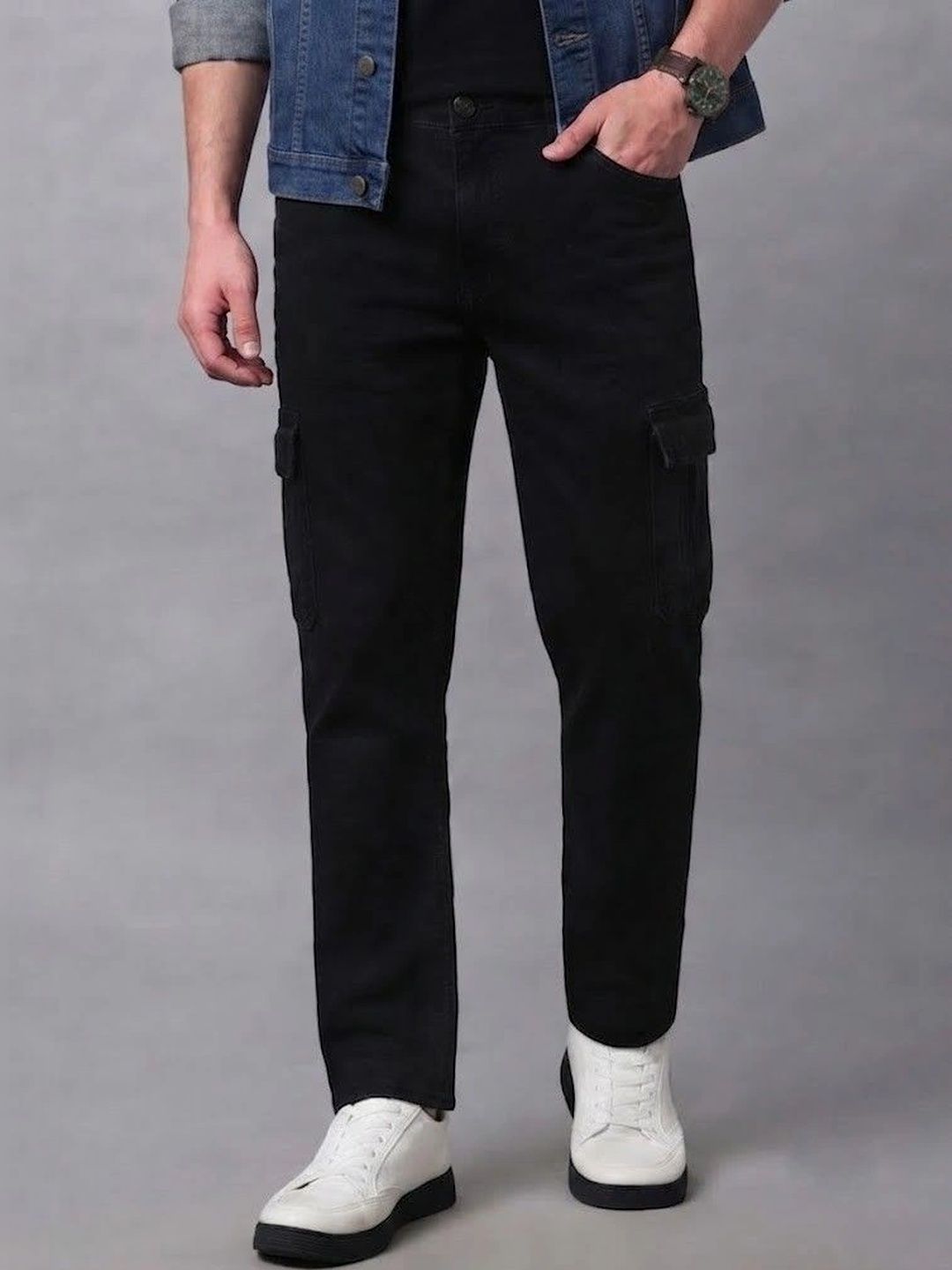 Ds Fashion Men Mid-Rise Applique Jeans-picture-22