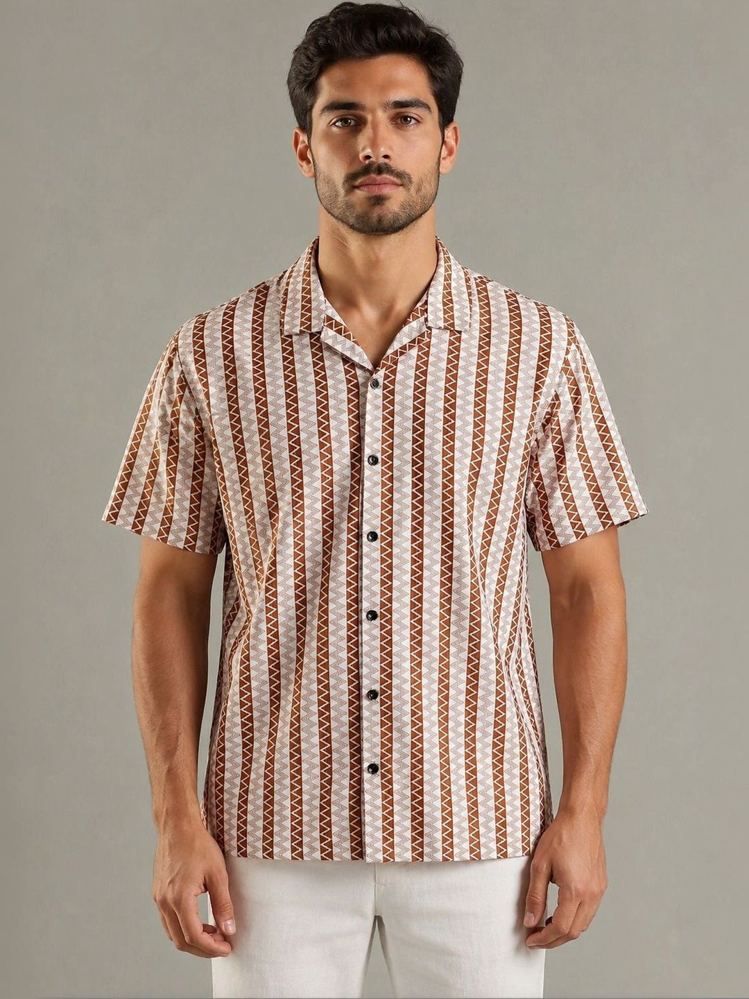 Moda Rapido Men Comfort Printed Casual Shirt-picture-54