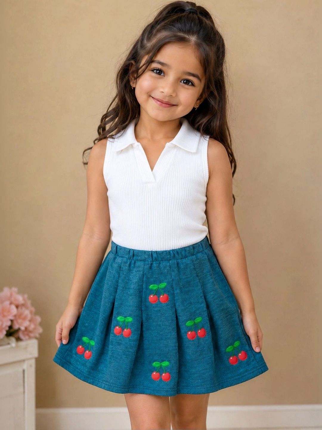 Ninas Girls Top with Skirt-picture-29