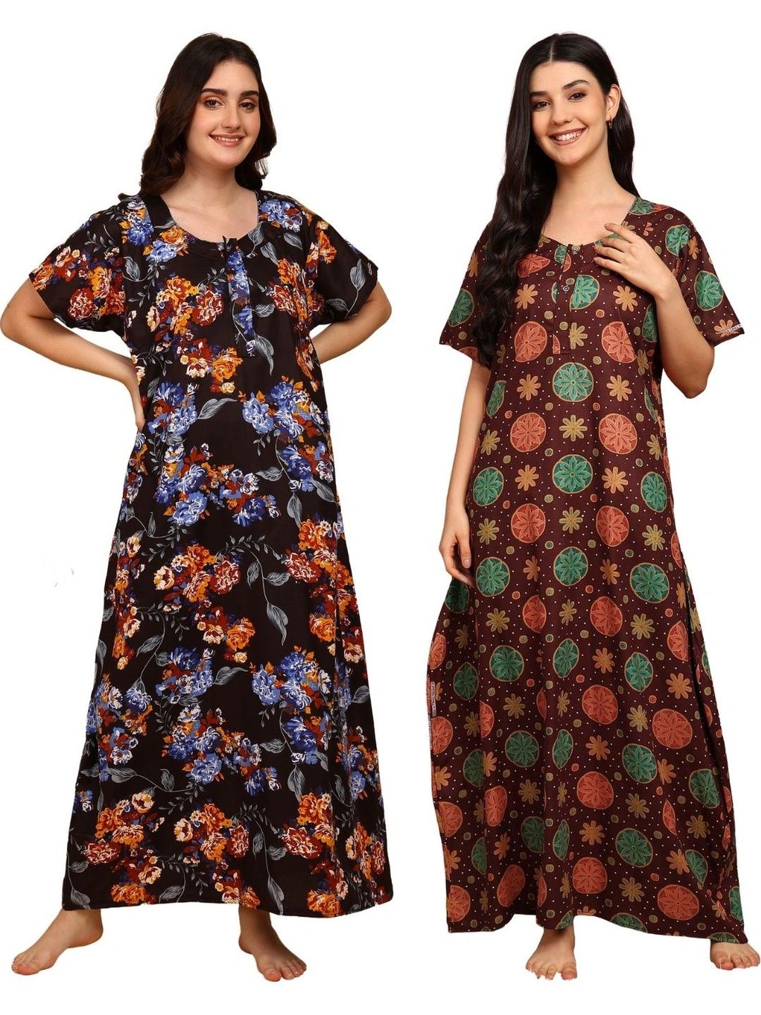 YUKATA Printed Maxi Nightdress-picture-30