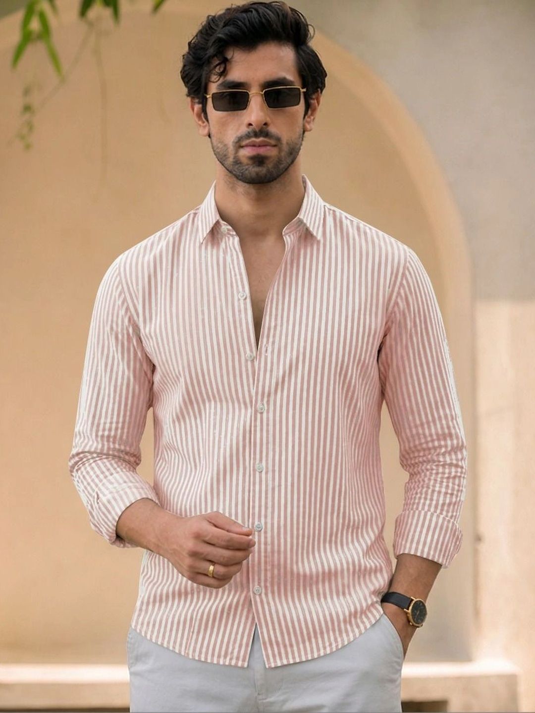 ONYX WEAR Men Striped Casual Shirt-picture-47
