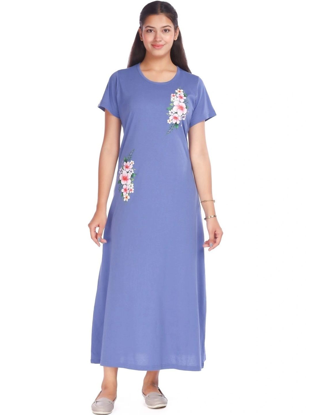 E-MAX Printed Nightdress-picture-0