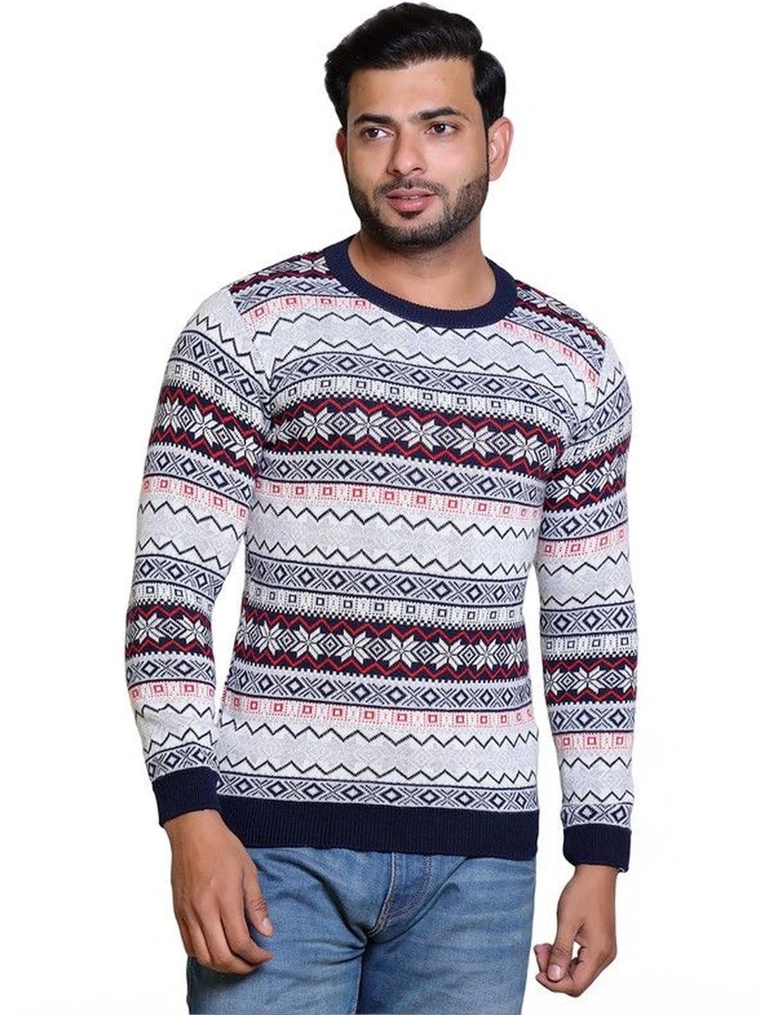 Grand Line Men Printed Pullover-picture-49