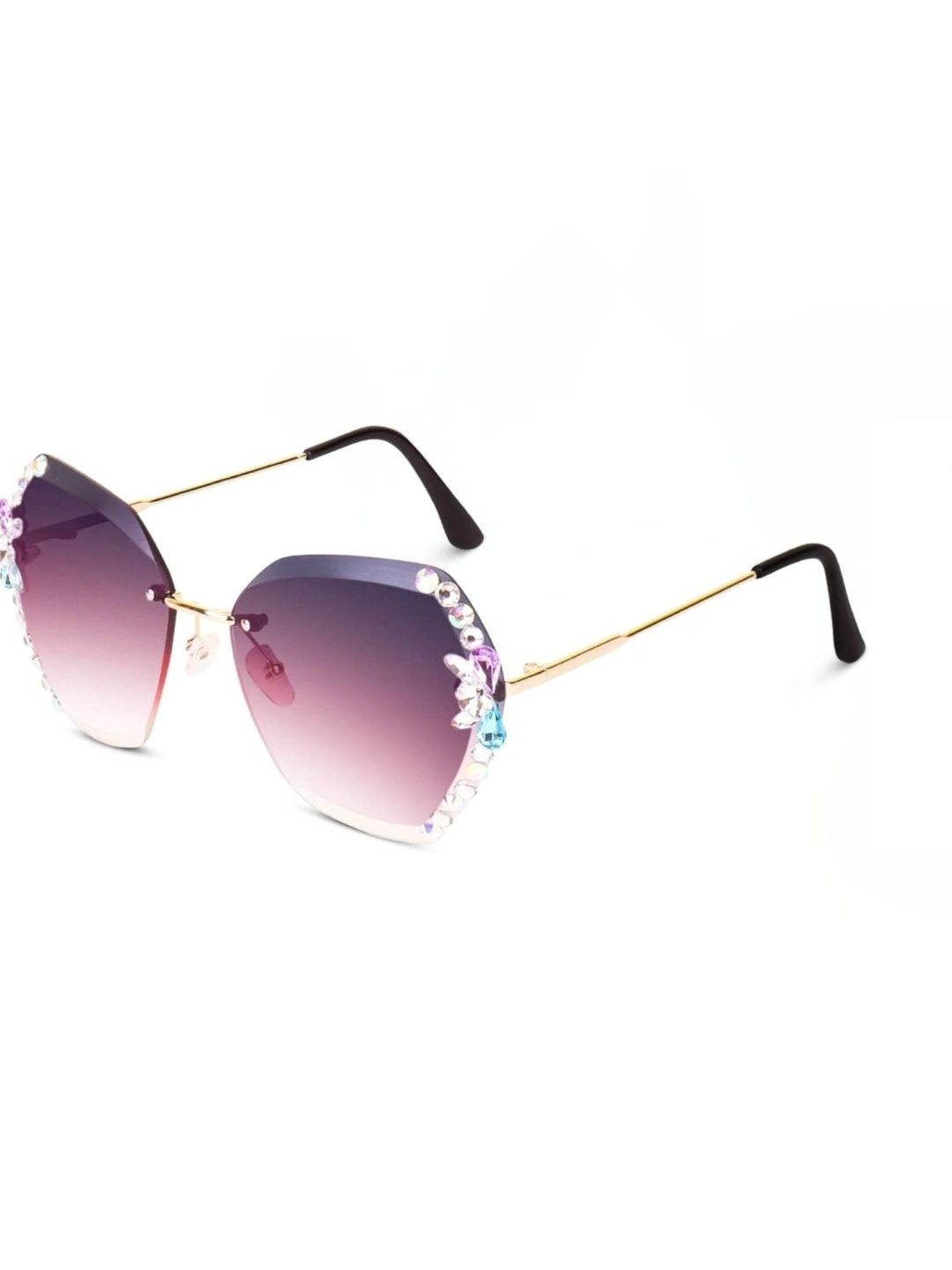 KOPEK Women Purple Lens & Gold-Toned Other Sunglasses with-image-30