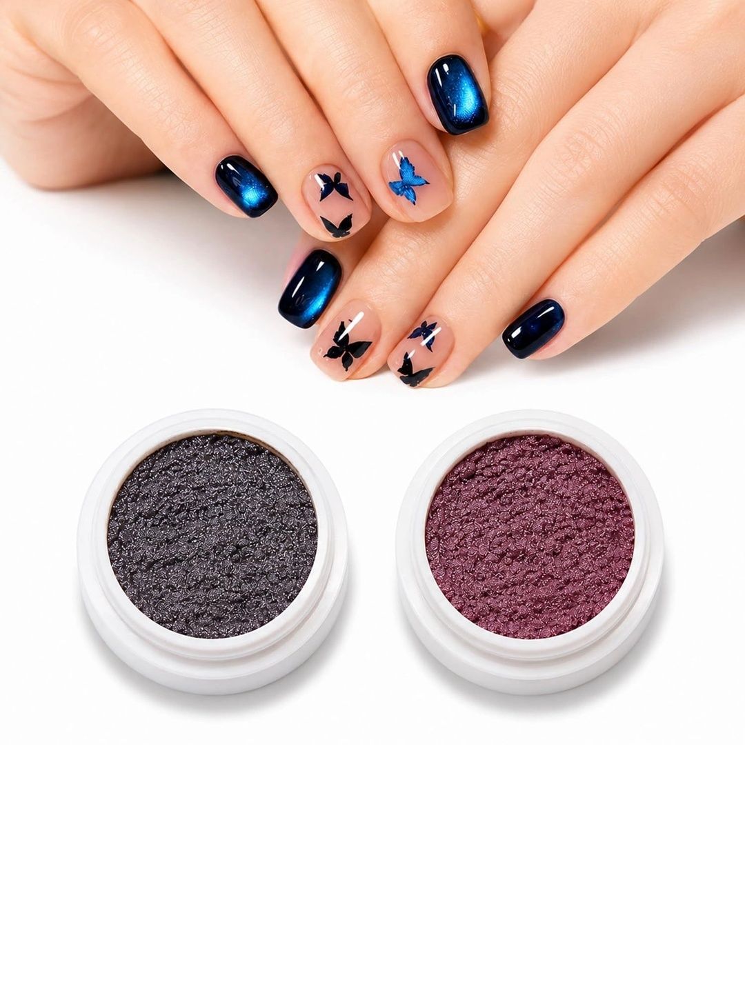 S.A.V.I Set Of 2 Cat Eye Nail Glitter Powder - 5 g Each-image-34