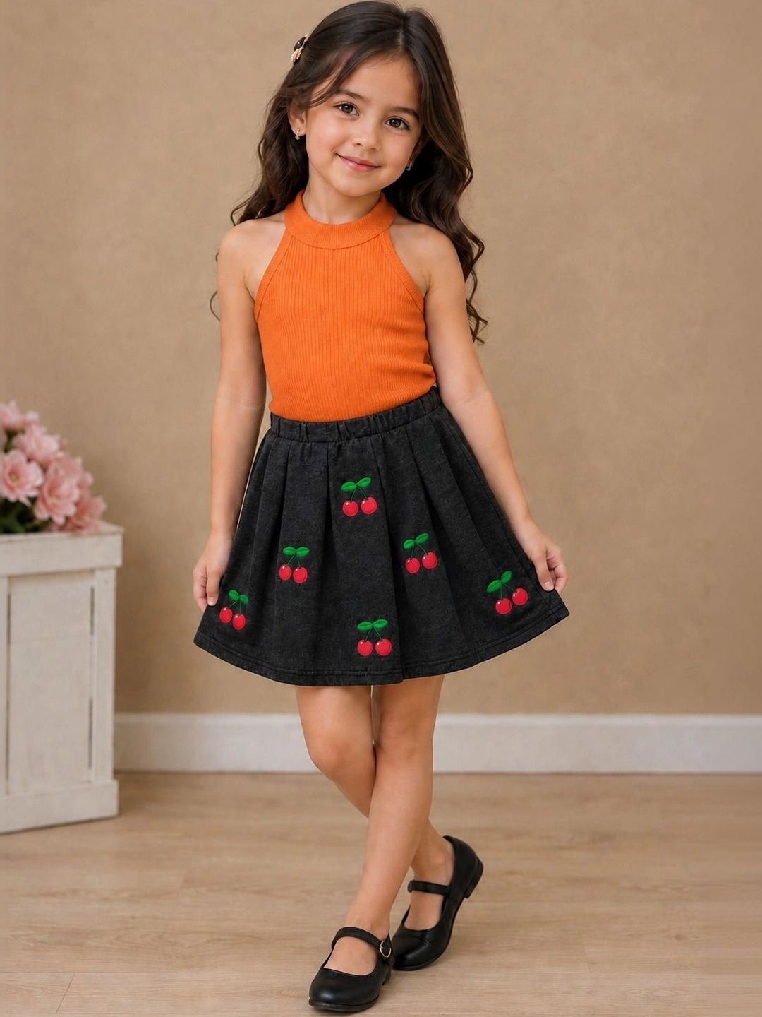 RAMIAAZ Girls Top with Skirt-picture-56