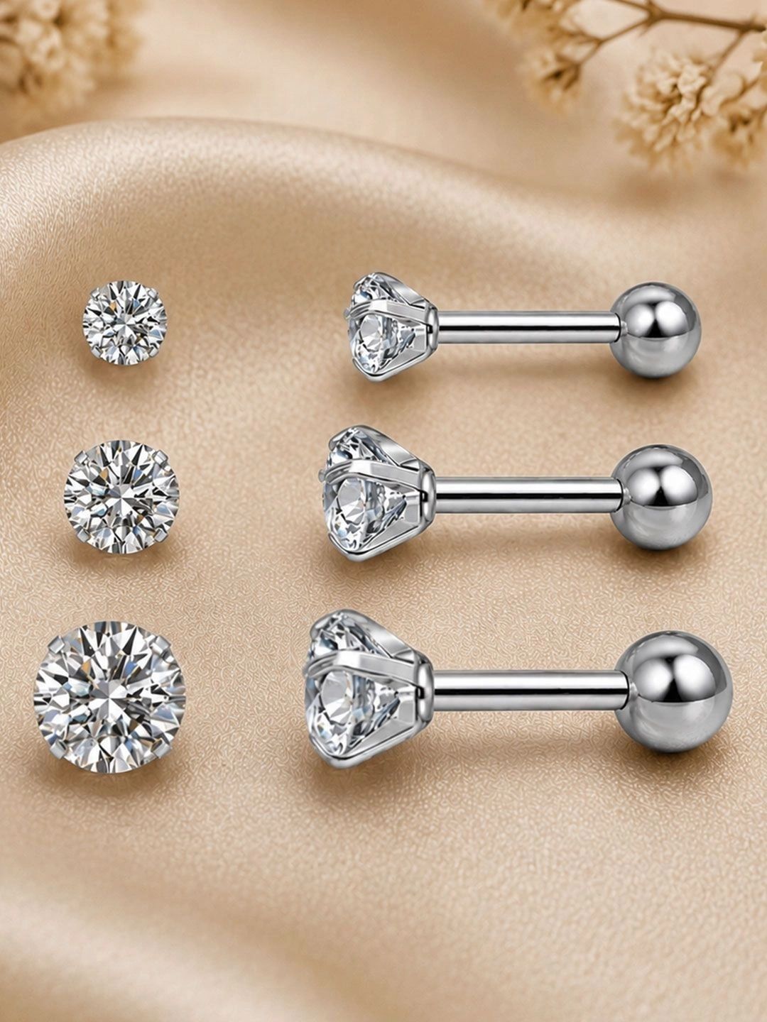 VAMA Circular Studs Earrings-image-6