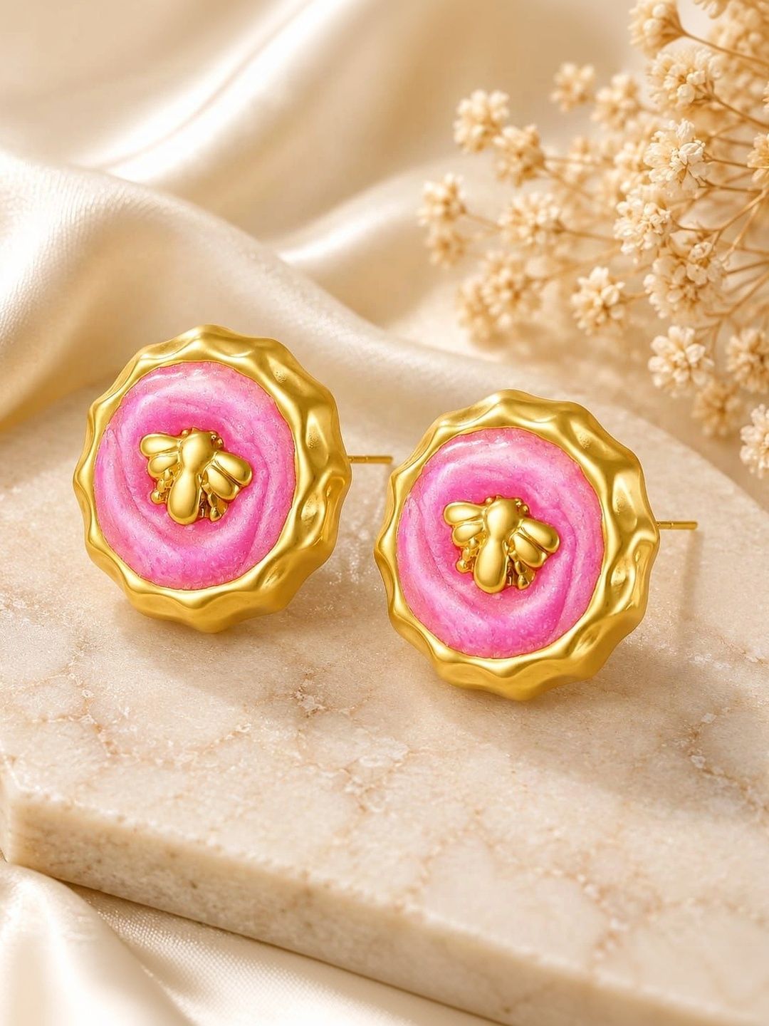 GARV GLEAM Circular Studs Earrings-picture-26