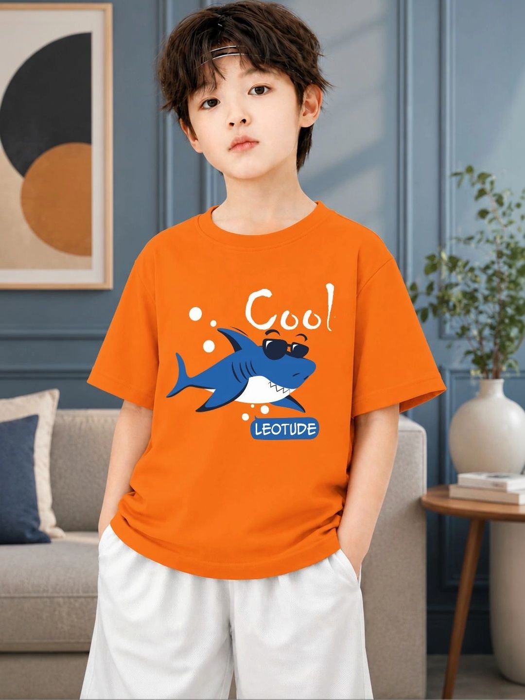 Leotude Boys Printed T-shirt-image-37