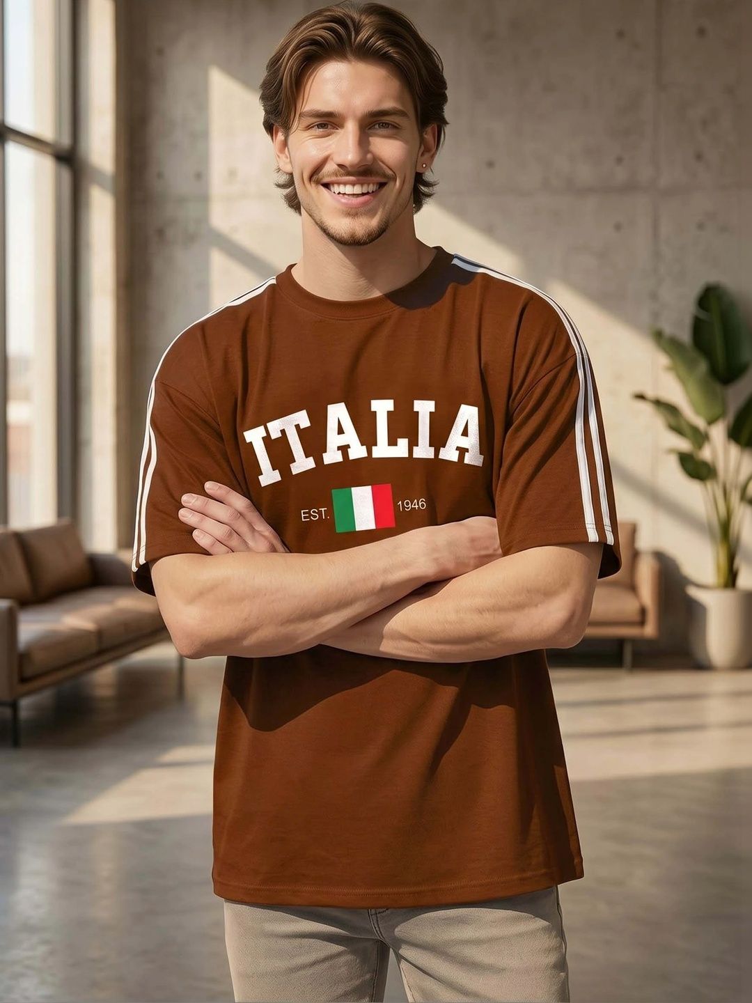 TOM MILTON Men Printed T-shirt-picture-10
