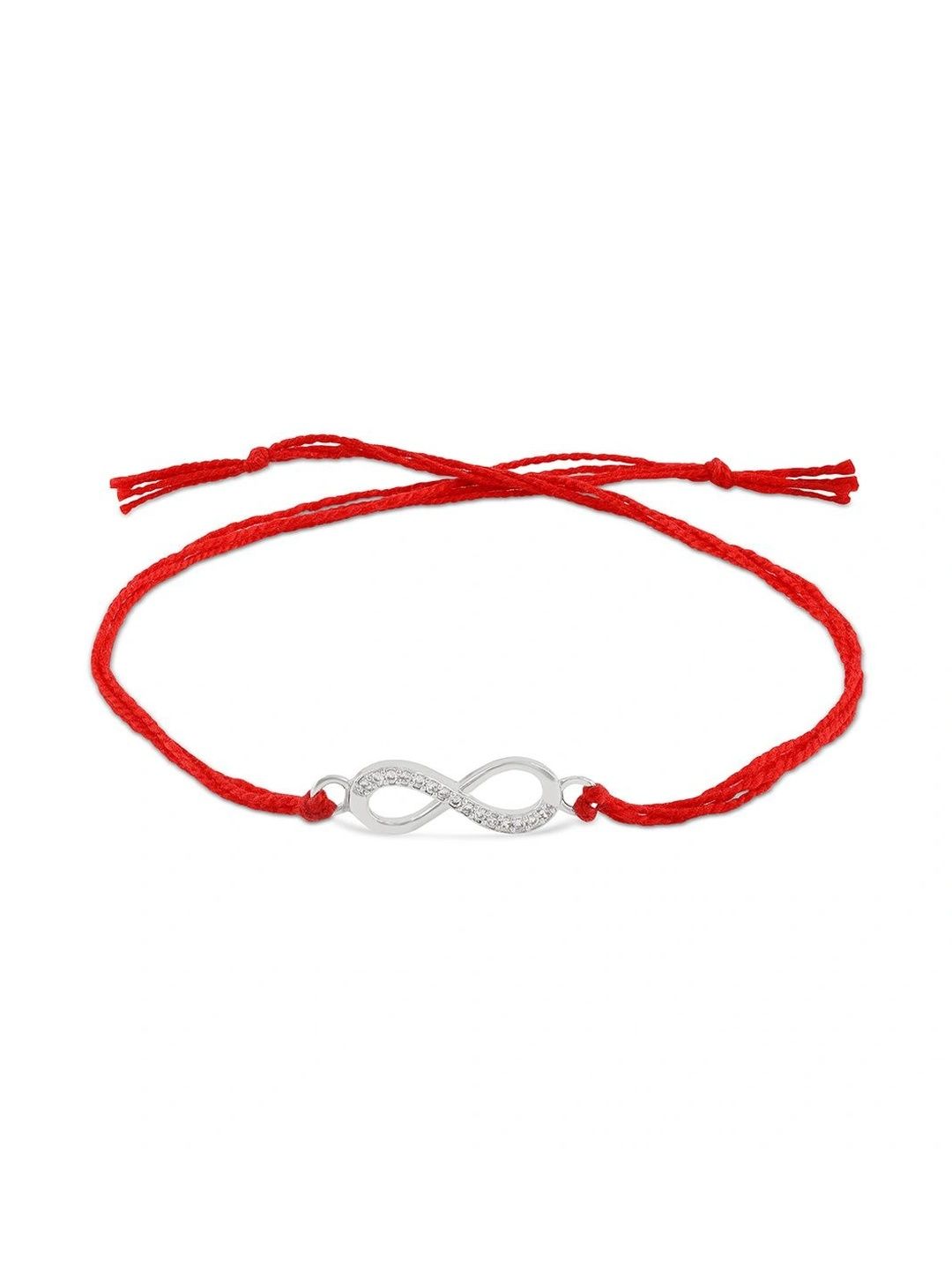 Kalyan Jewellers Unisex Silver Silver-Plated Charm Bracelet-image-22