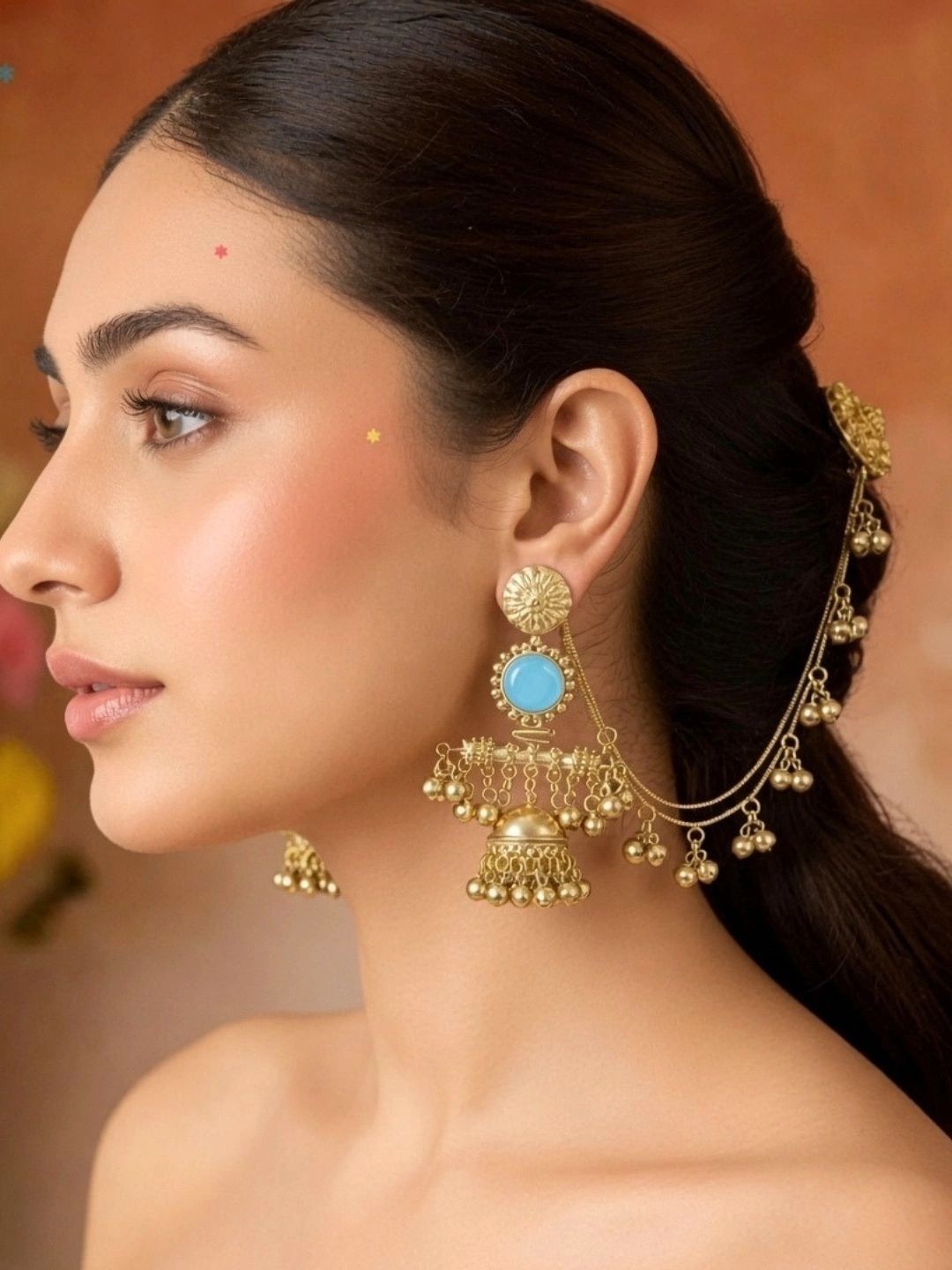 SAVIIAS STUDIOZ Circular Jhumkas Earrings-picture-28