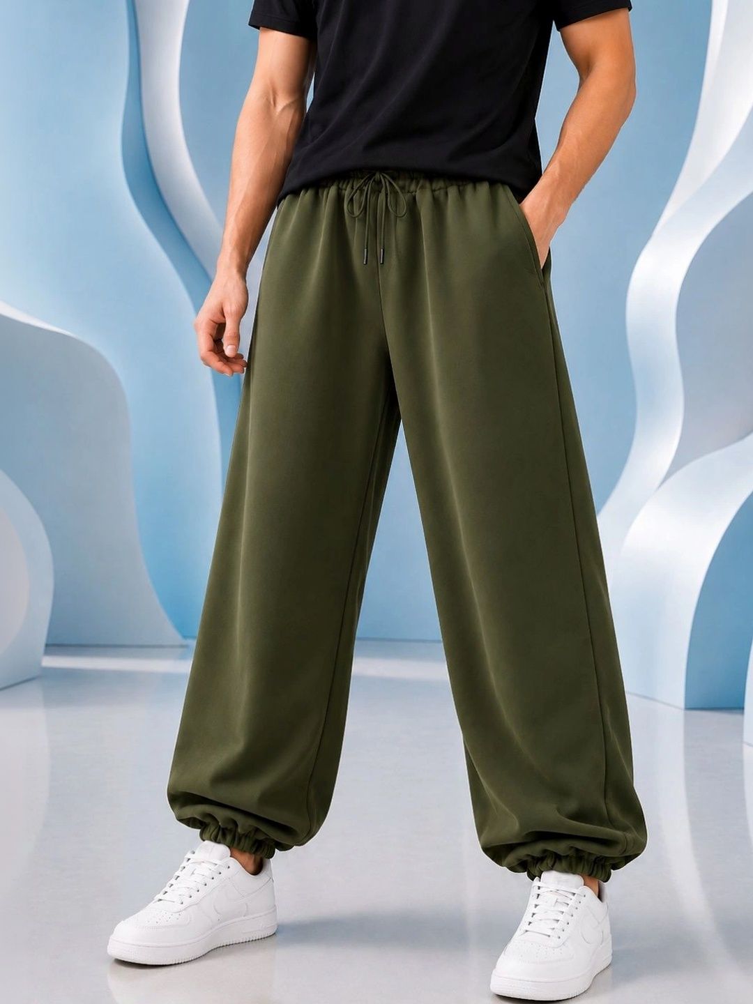 HRX by Hrithik Roshan Men Baggy Training Joggers-picture-27
