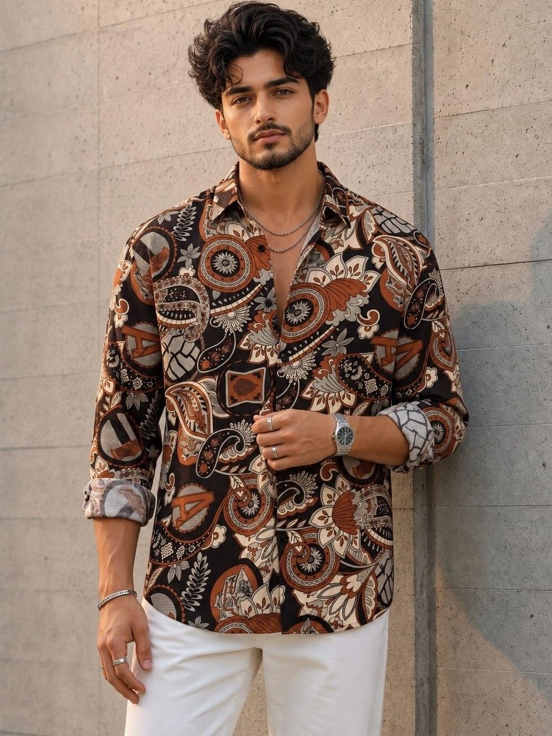 TokyoTrends Men Printed Casual Shirt-picture-41