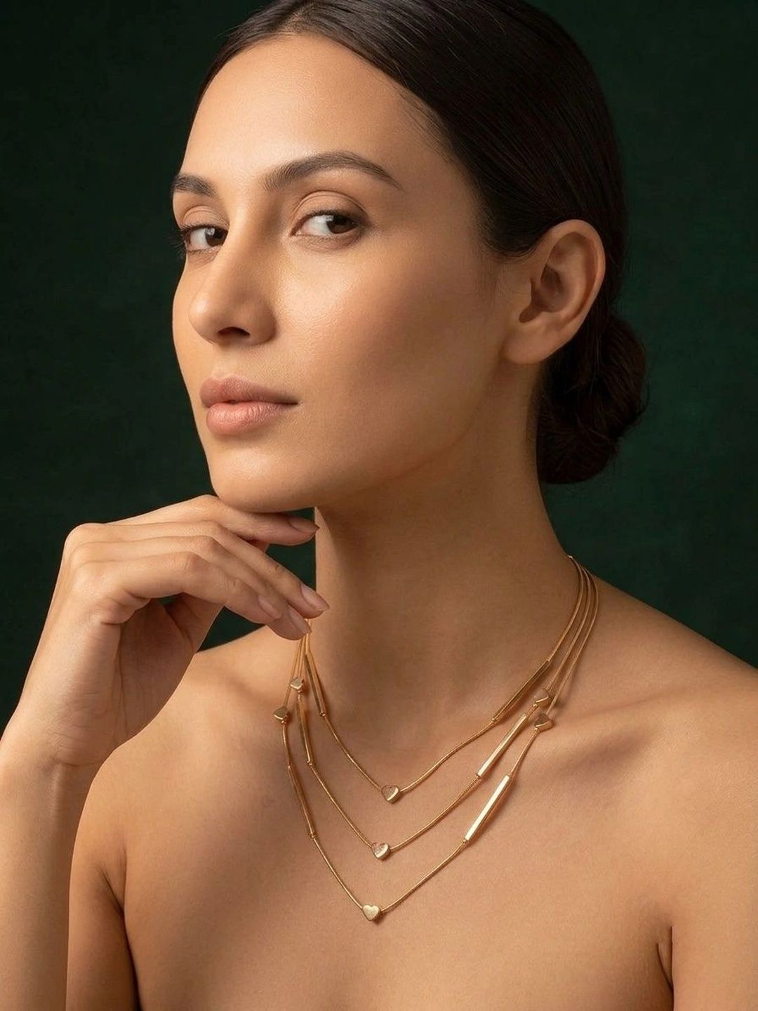 DURATI Gold-Plated Layered Necklace-picture-37