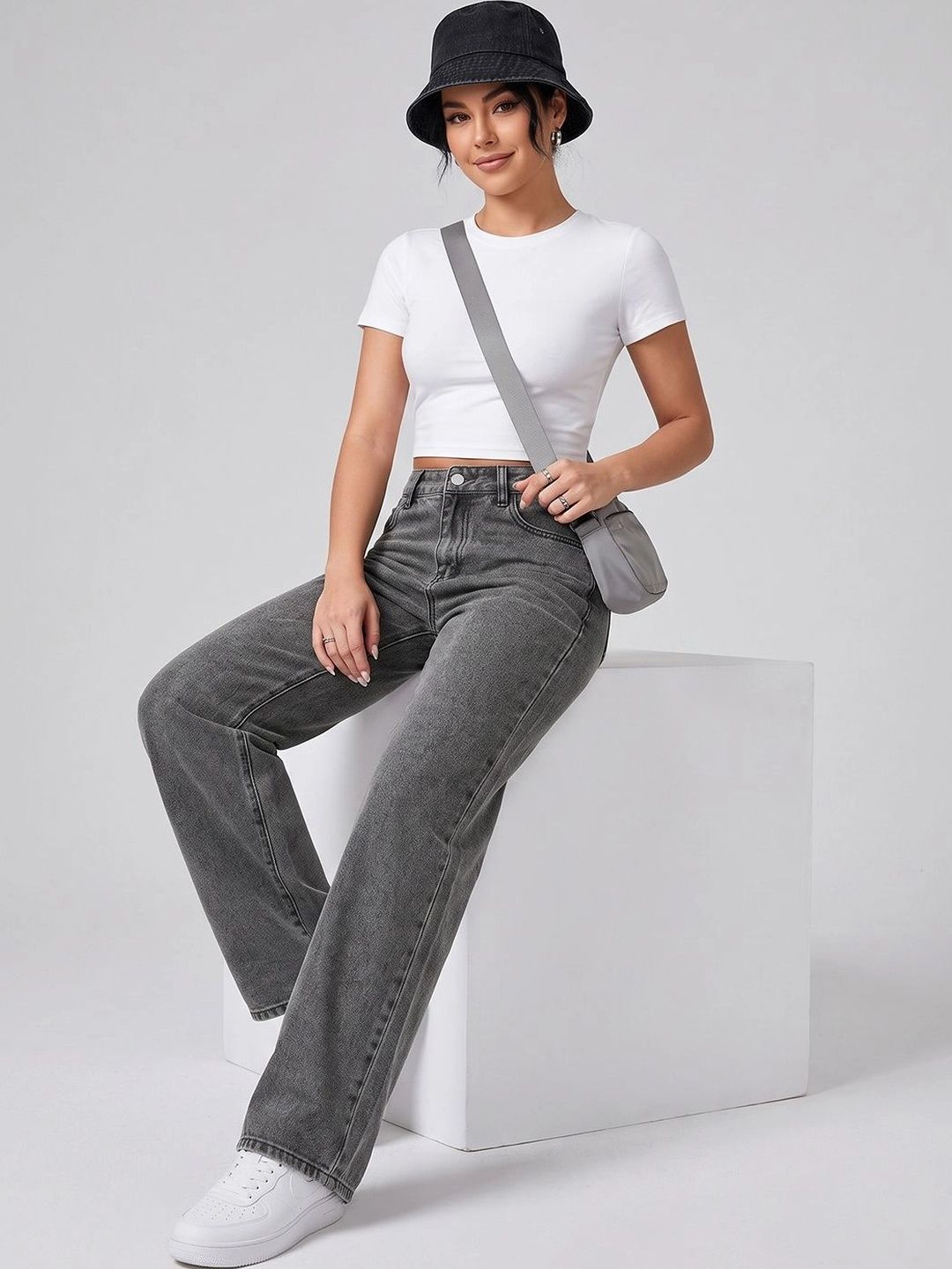 DressBerry Women Comfort Straight Fit High-Rise Stretchable Jeans-picture-51