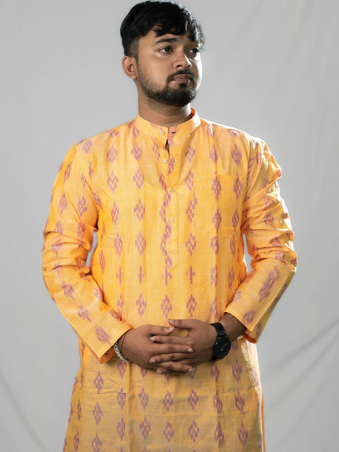 OdFab Men Handloom Kurta-picture-13