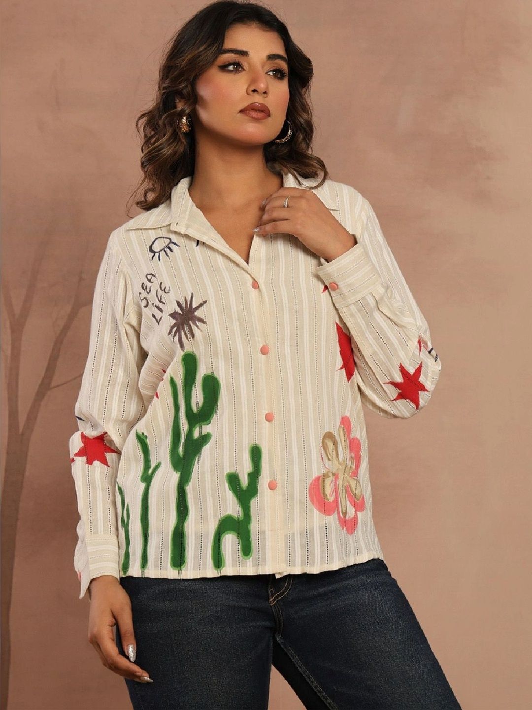 KALINI Striped Top-picture-50