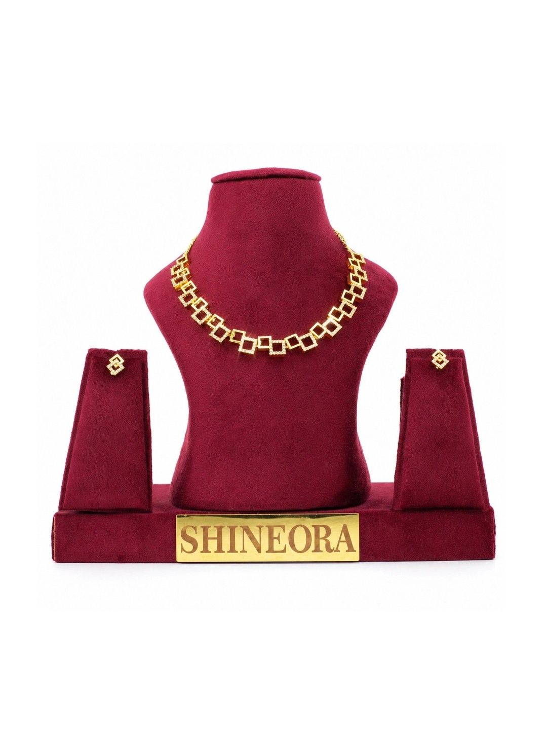 SHINEORA Copper Gold-Plated Necklace-image-28