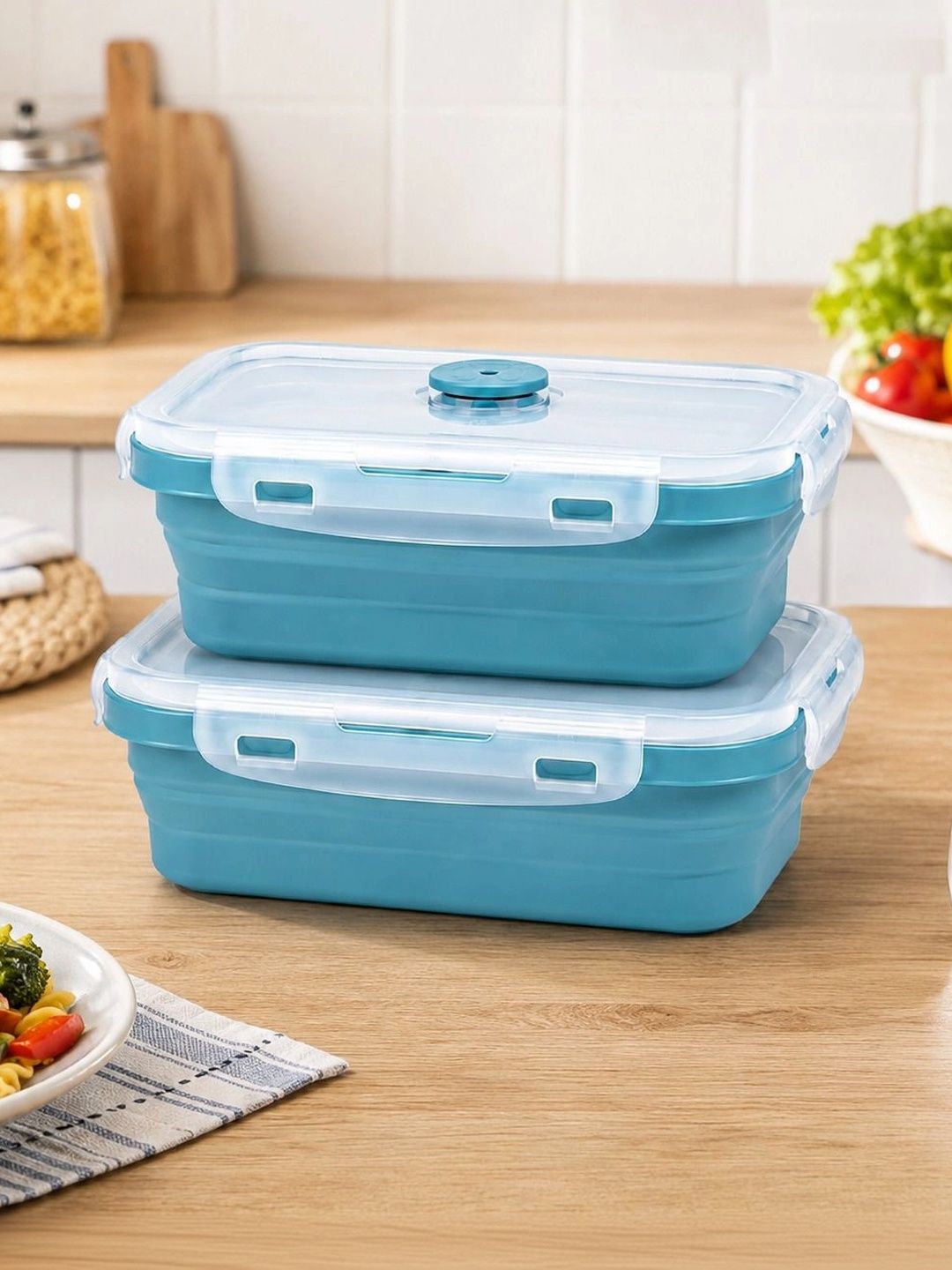 SAGEWARE Blue 2026 Silicone Collapsible Fridge Container-picture-30