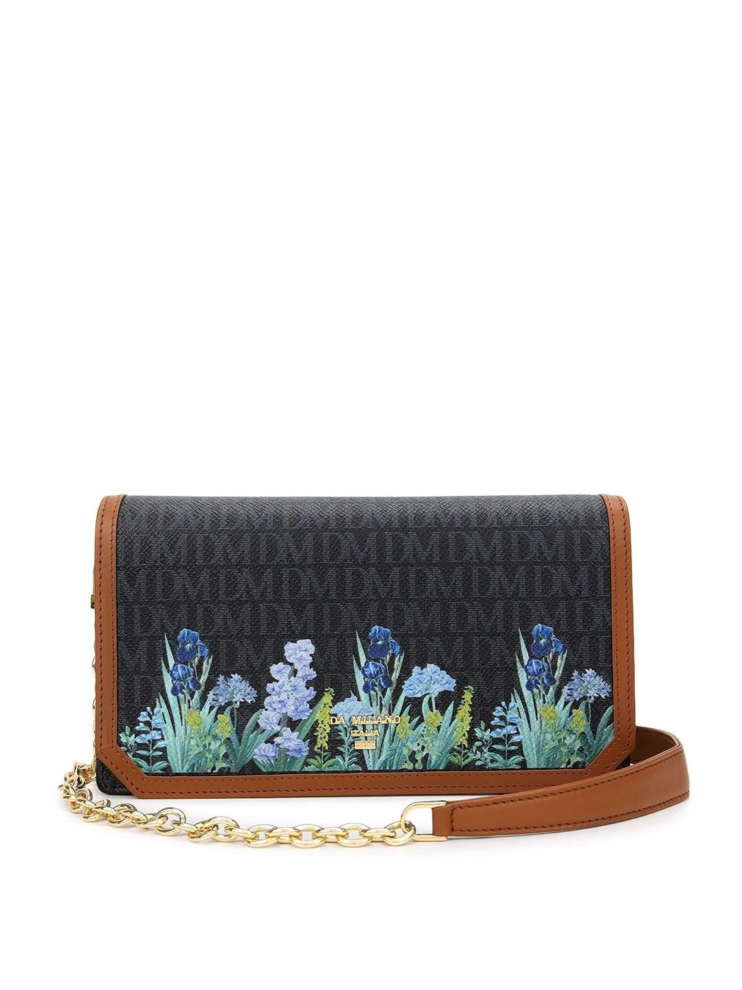 Da Milano Floral Printed Leather Shoulder Bag-picture-52