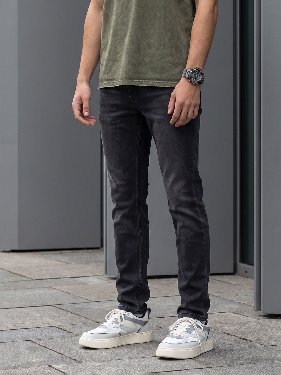 FCUK Men Straight Fit Light Fade Jeans-picture-41