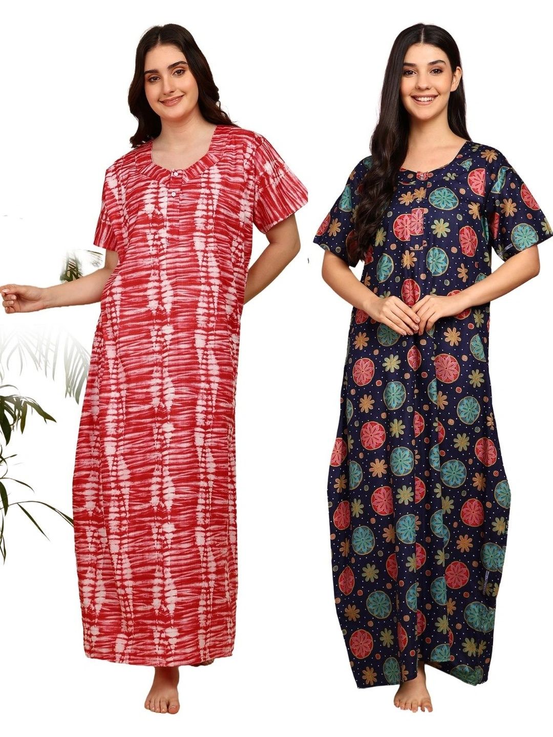 YUKATA Printed Maxi Nightdress-picture-17